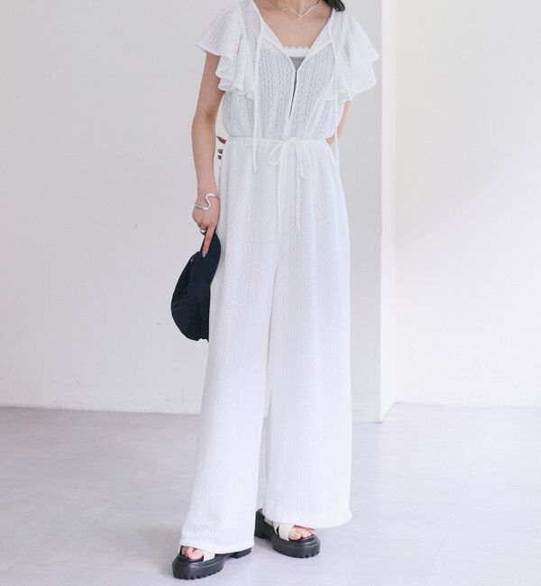  「メッシュレースオールインワン」|オールインワン|