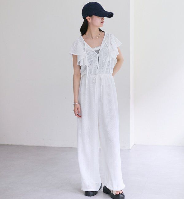  「メッシュレースオールインワン」|オールインワン|