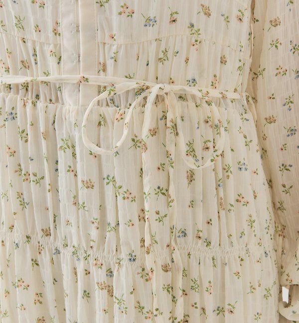  「小花コルセットワンピース」|ワンピース|