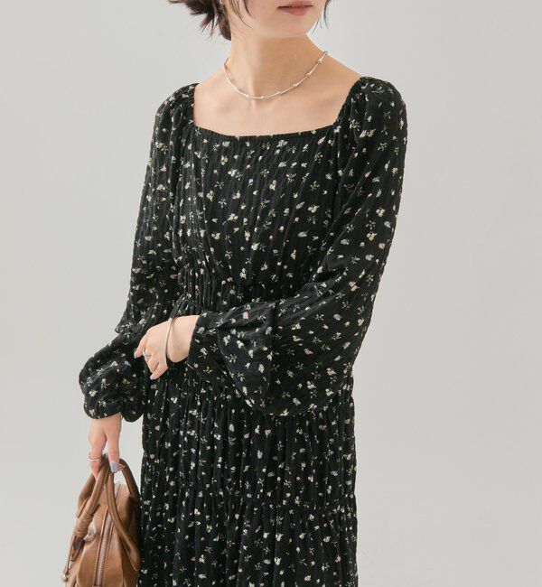  「小花コルセットワンピース」|ワンピース|