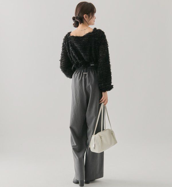  「スクエアフリンジ ブラウス」|シャツ・ブラウス|