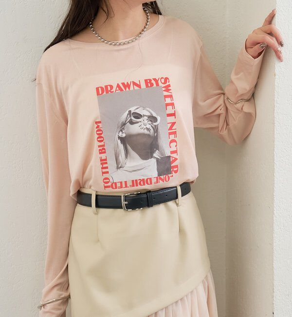  「シアーフォトロングTシャツ」|Tシャツ・カットソー|