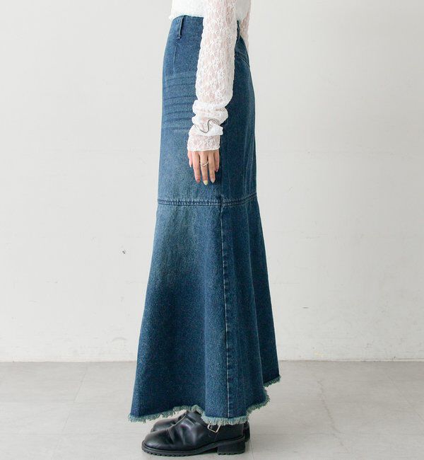  「デニムマーメイドスカート」|スカート|
