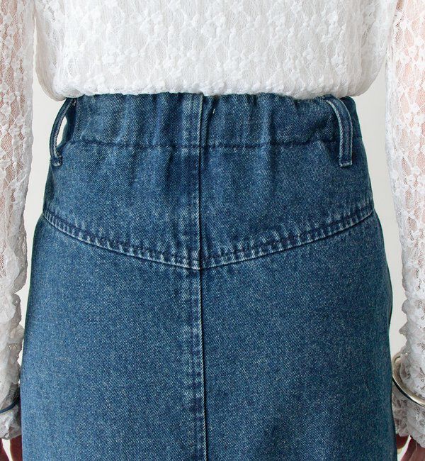  「デニムマーメイドスカート」|スカート|