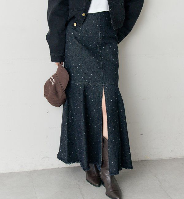  「デニムマーメイドスカート」|スカート|