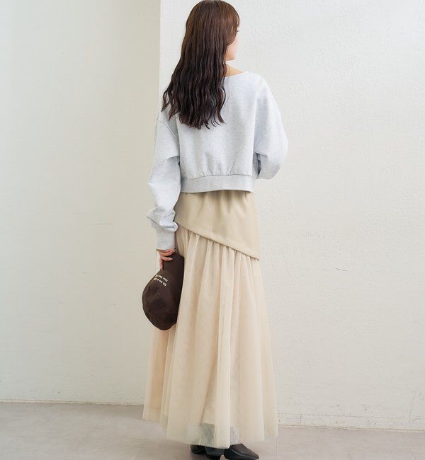  「チュールドッキングスカート」|スカート|