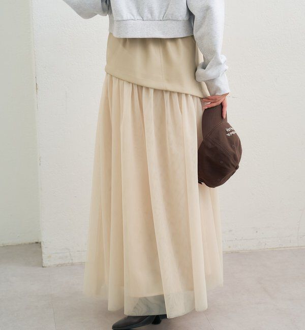  「チュールドッキングスカート」|スカート|