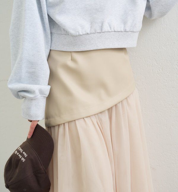  「チュールドッキングスカート」|スカート|