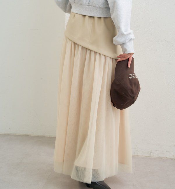  「チュールドッキングスカート」|スカート|