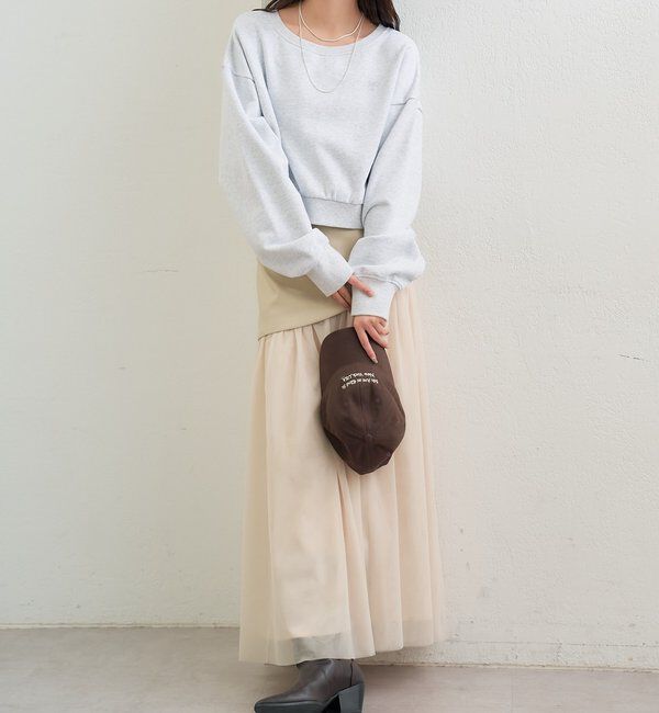  「チュールドッキングスカート」|スカート|