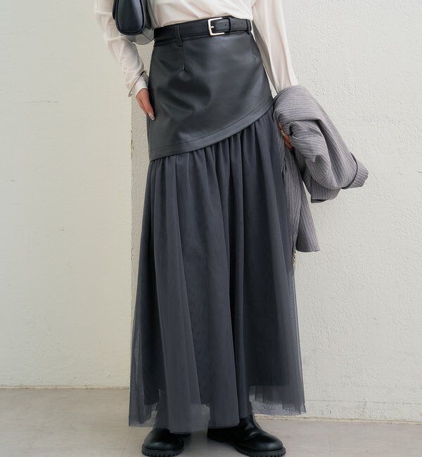  「チュールドッキングスカート」|スカート|