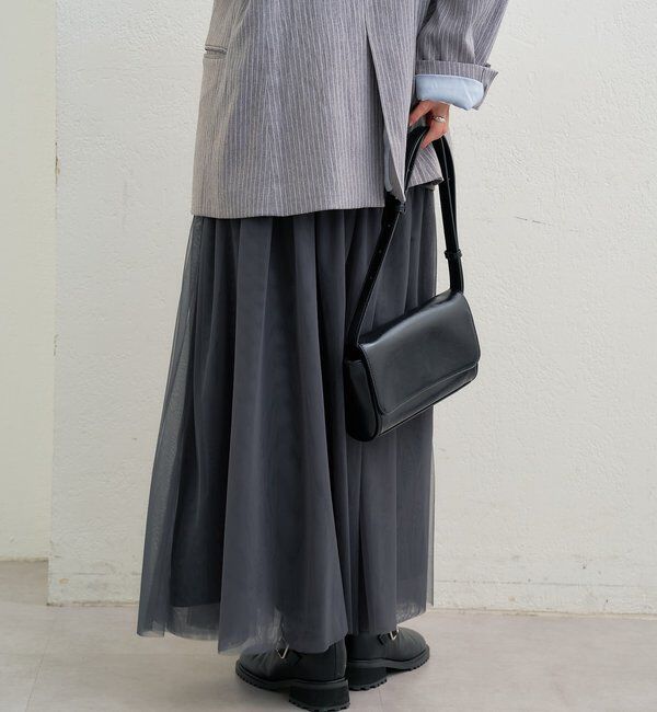  「チュールドッキングスカート」|スカート|