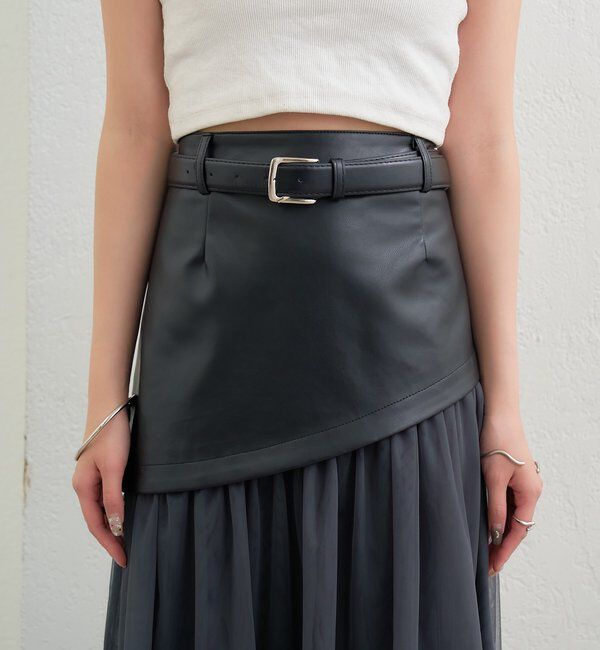  「チュールドッキングスカート」|スカート|