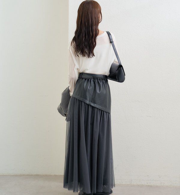  「チュールドッキングスカート」|スカート|