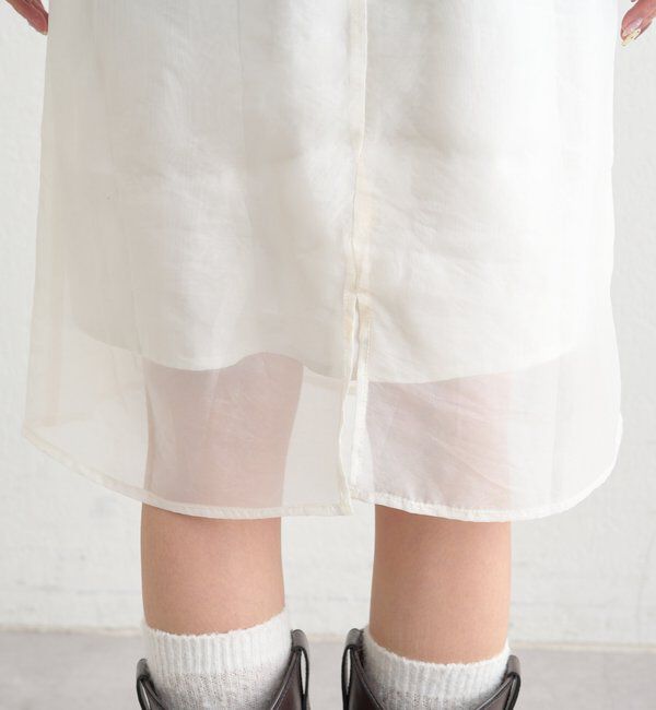  「シアーミドルスカート」|スカート|