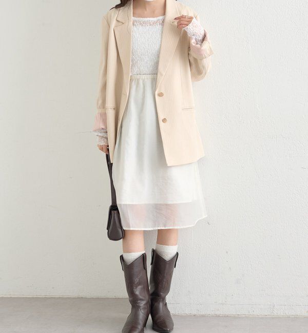  「シアーミドルスカート」|スカート|