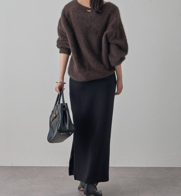  「【Lサイズも登場！】ポンチZIPタイトスカート」|スカート|