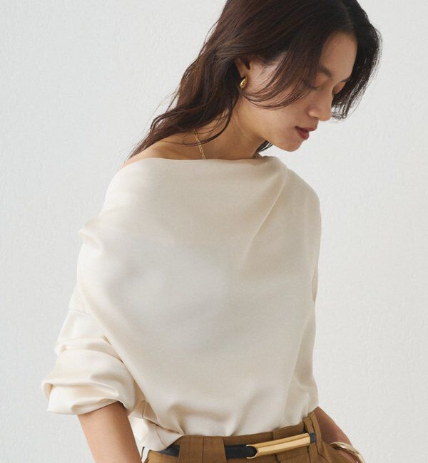  「ドレープブラウス」|シャツ・ブラウス|