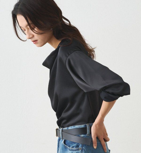  「ドレープブラウス」|シャツ・ブラウス|