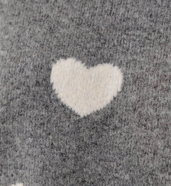  「【リバーシブル】ハートジャガードニット」|ニット・セーター|