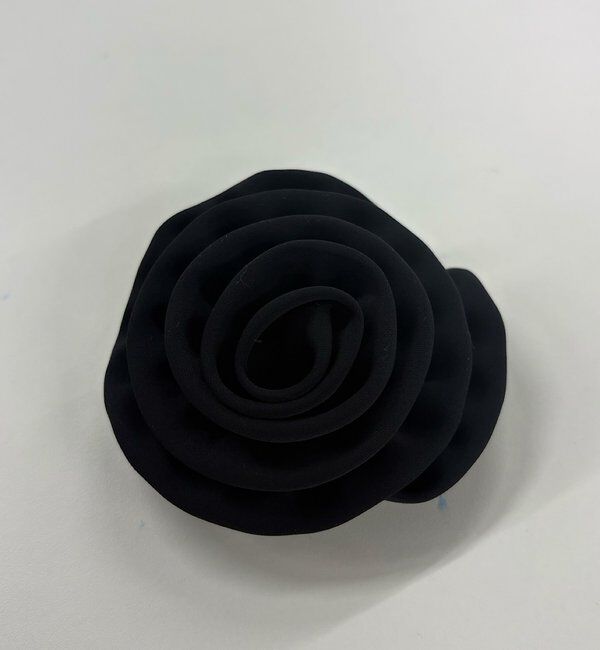  「【SALON by Chico】ローズコサージュ付きパフロングジャケット」|テーラードジャケット|