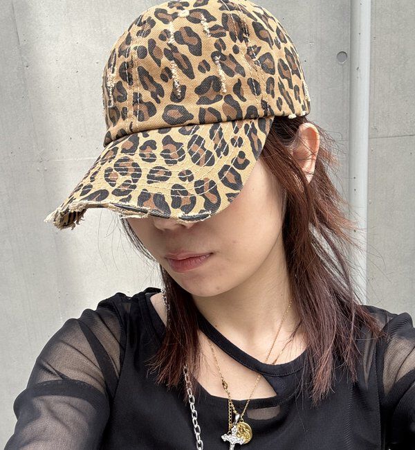  「レオパードキャップ」|ハット|