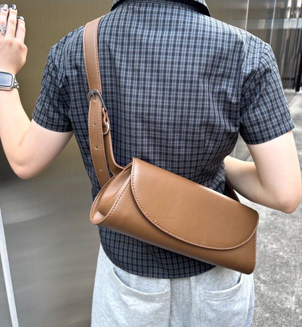  「シリンダーショルダー」|トートバッグ|ブラウン