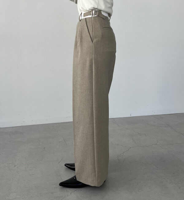  「【C.L】【セットアップ対応】マーベルトタックパンツ」|チノ|