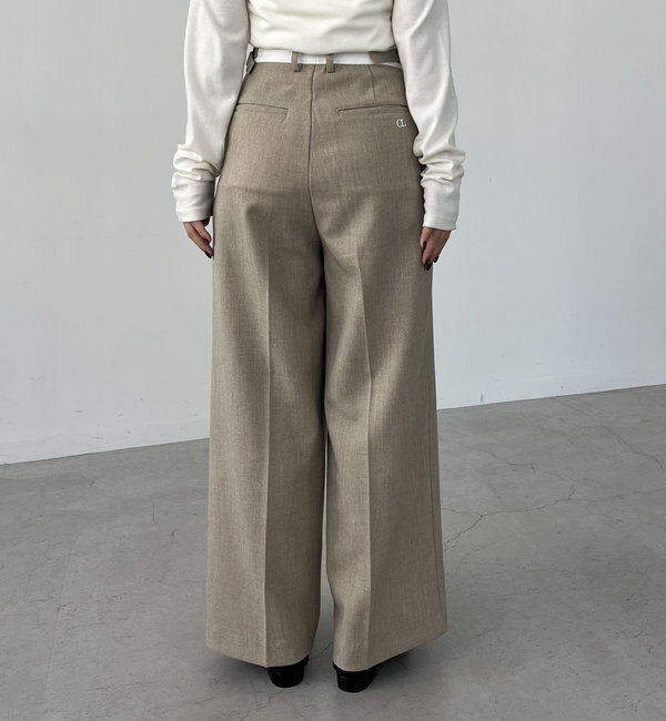  「【C.L】【セットアップ対応】マーベルトタックパンツ」|チノ|