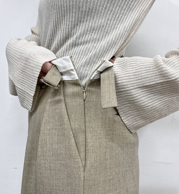  「【C.L】【セットアップ対応】マーベルトタックパンツ」|チノ|