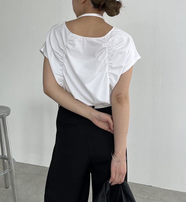  「【待望の再入荷！】ギャザーフレンチTシャツ」|Tシャツ・カットソー|