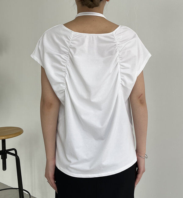  「【待望の再入荷！】ギャザーフレンチTシャツ」|Tシャツ・カットソー|