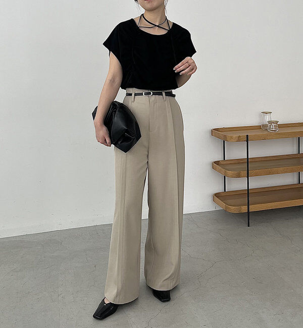  「【待望の再入荷！】ギャザーフレンチTシャツ」|Tシャツ・カットソー|