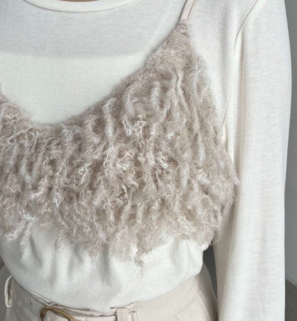  「【セットアイテム】インナーSETウーリービスチェ」|Tシャツ・カットソー|