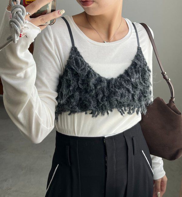  「【セットアイテム】インナーSETウーリービスチェ」|Tシャツ・カットソー|