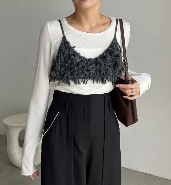  「【セットアイテム】インナーSETウーリービスチェ」|Tシャツ・カットソー|