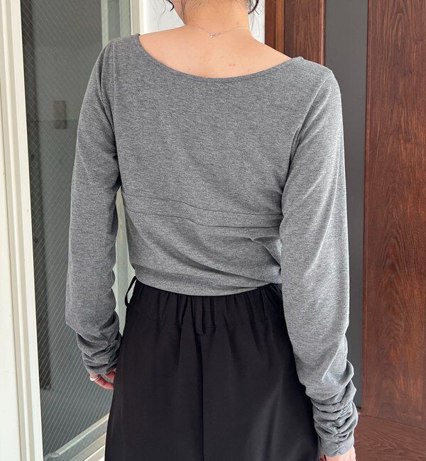  「【WEB限定】深VネックロンT」|Tシャツ・カットソー|