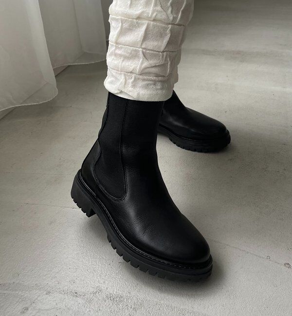  「サイドゴアブーツ」|ロングブーツ|