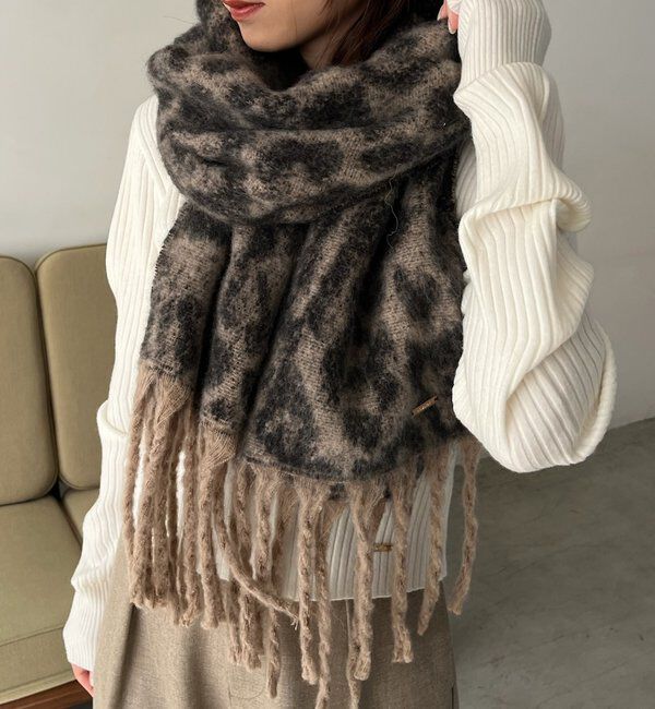  「レオパードマフラー」|マフラー|