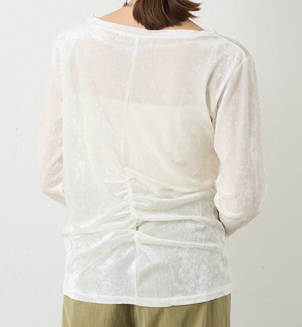  「シアーベロアトップス」|Tシャツ・カットソー|