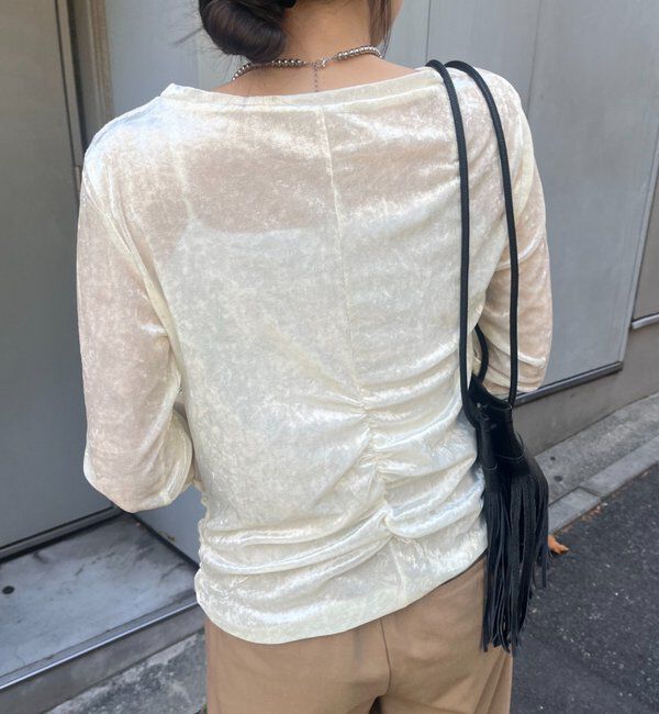  「シアーベロアトップス」|Tシャツ・カットソー|