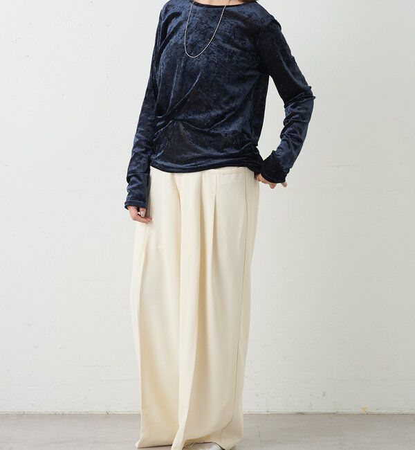  「シアーベロアトップス」|Tシャツ・カットソー|