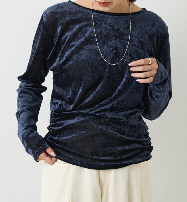  「シアーベロアトップス」|Tシャツ・カットソー|