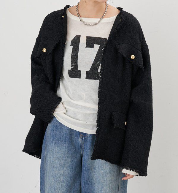  「【インフルエンサー＠akane_nagataコラボ】ツイードジャケット」|その他|