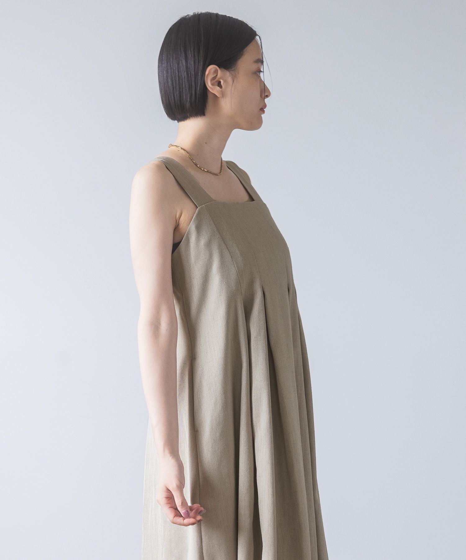 A part by 「タックフレアジャンパースカート」|ワンピース|