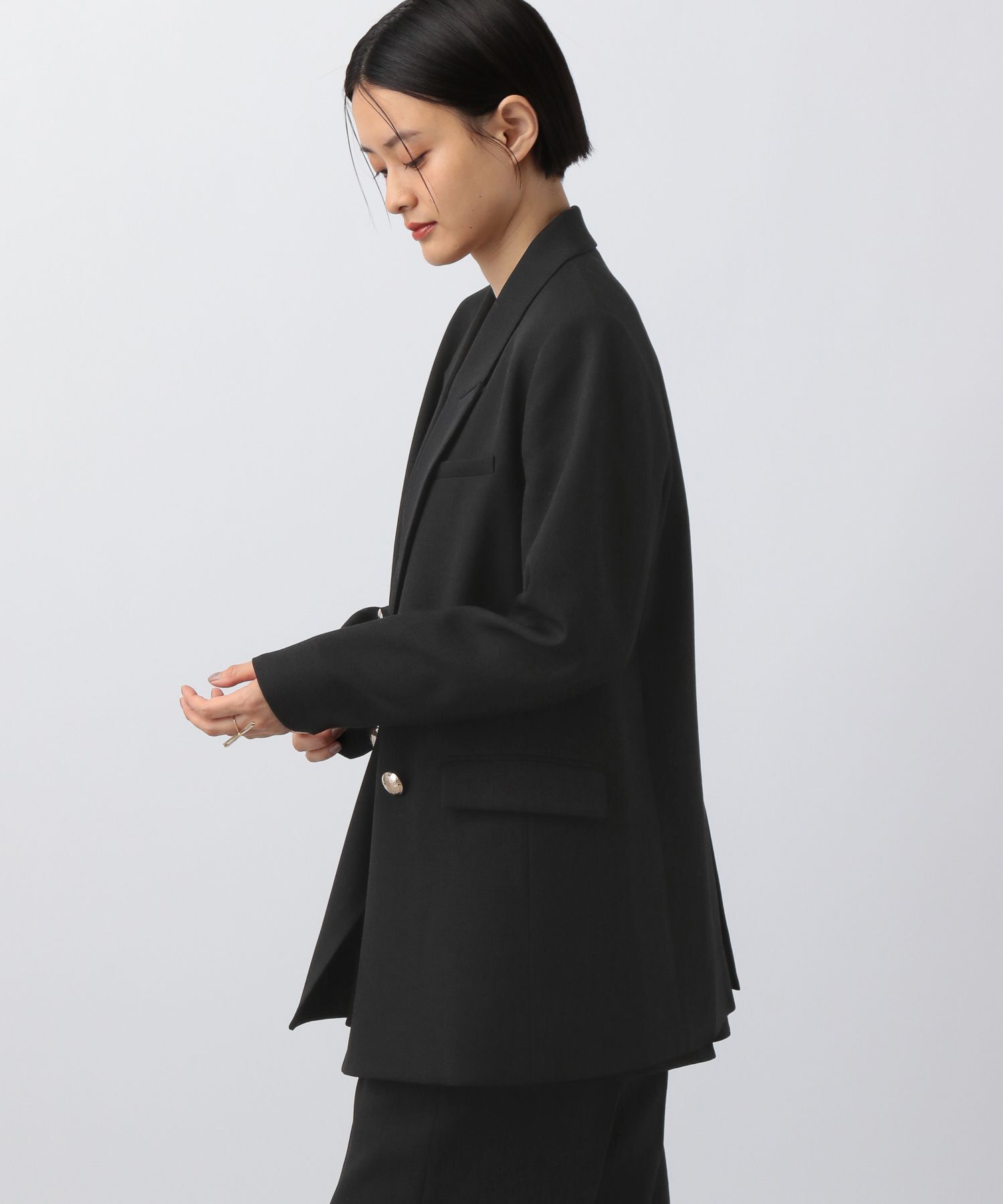 A part by 「【セットアップ対応】Ｗテーラードスリットジャケット」|テーラードジャケット|