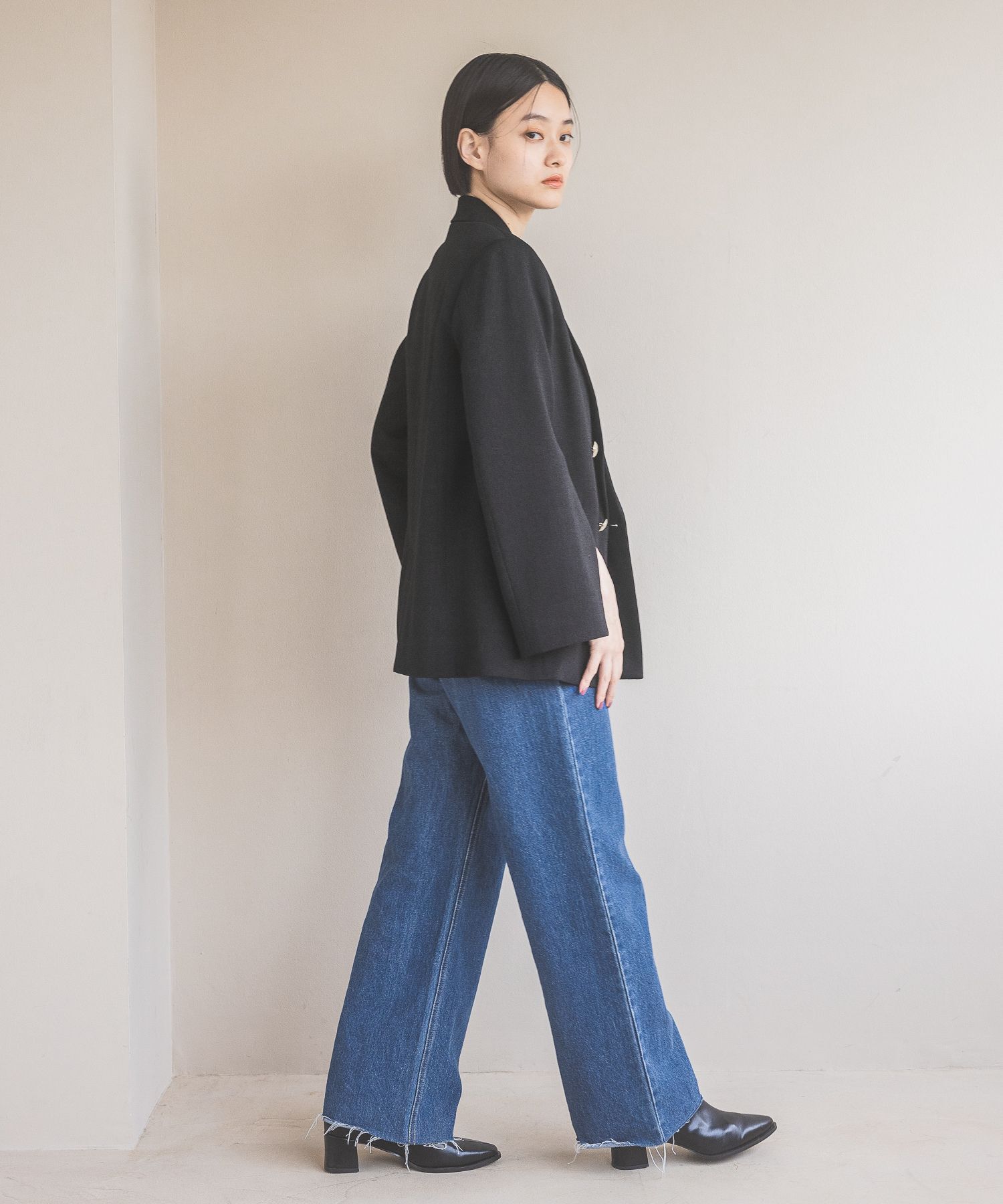 A part by 「【セットアップ対応】Ｗテーラードスリットジャケット」|テーラードジャケット|