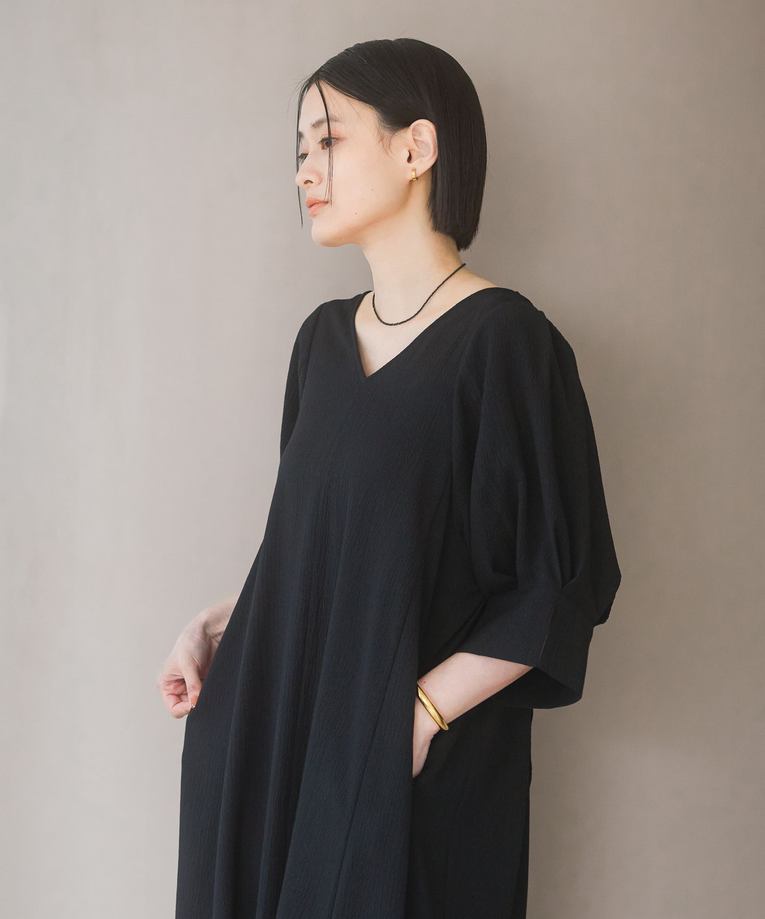 A part by 「シャーリングリボンワンピース」|ワンピース|