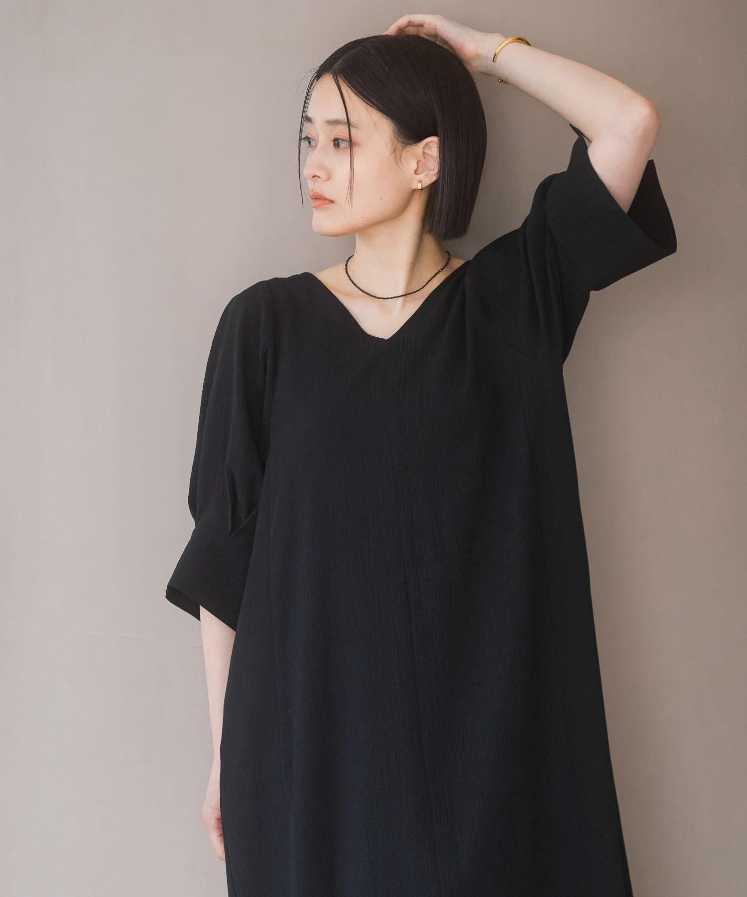 A part by 「シャーリングリボンワンピース」|ワンピース|