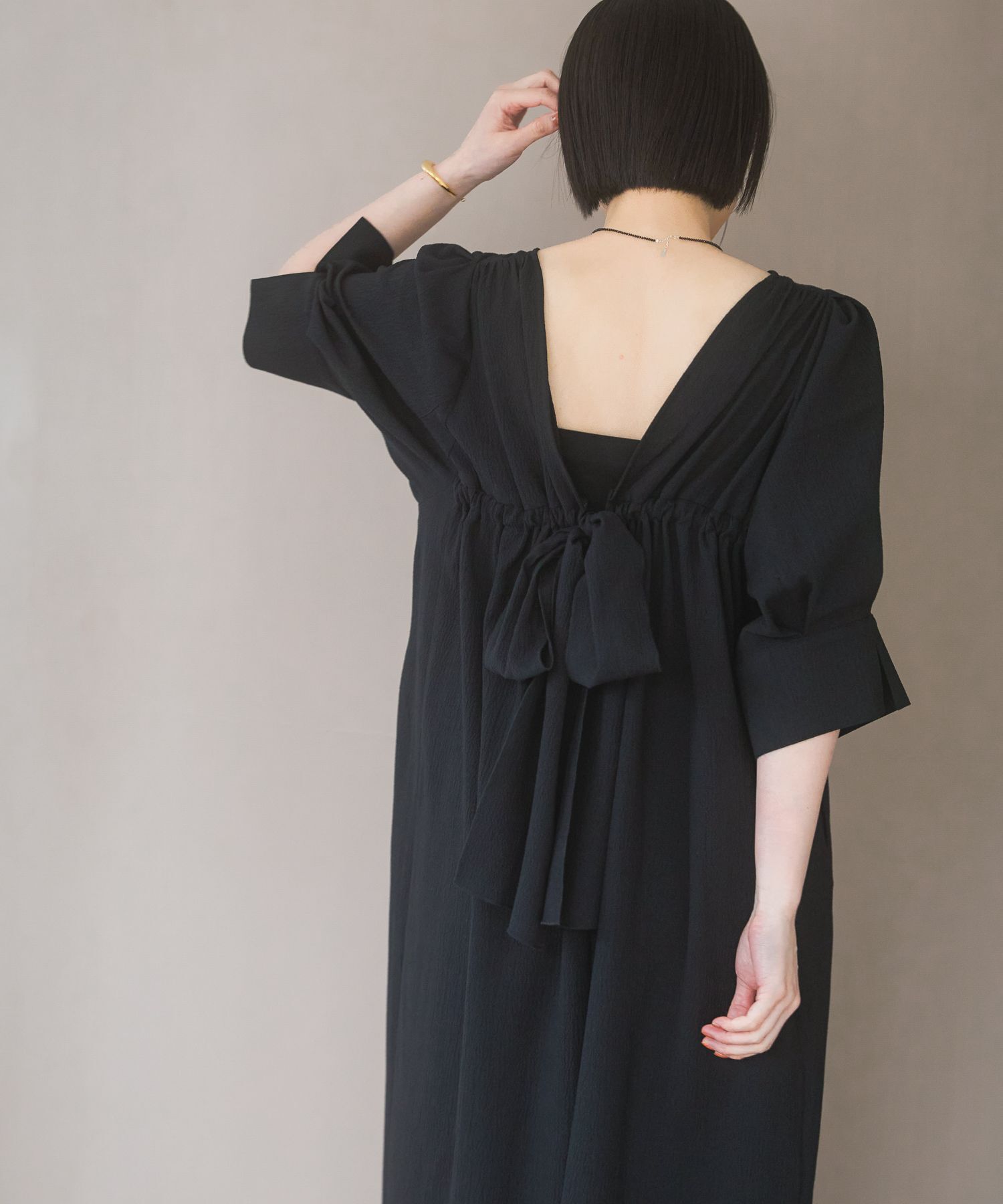 A part by 「シャーリングリボンワンピース」|ワンピース|